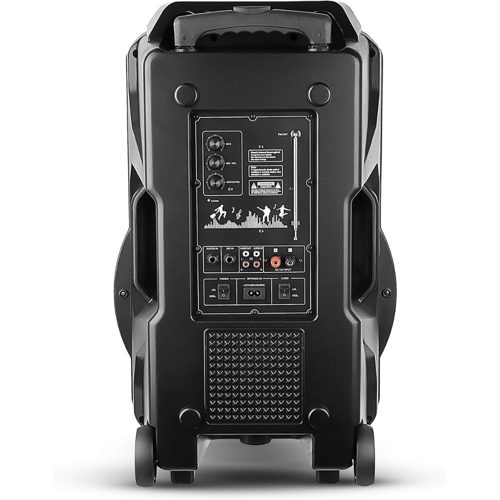 Caixa de Som Amplificada Mondial Connect Lights Plus