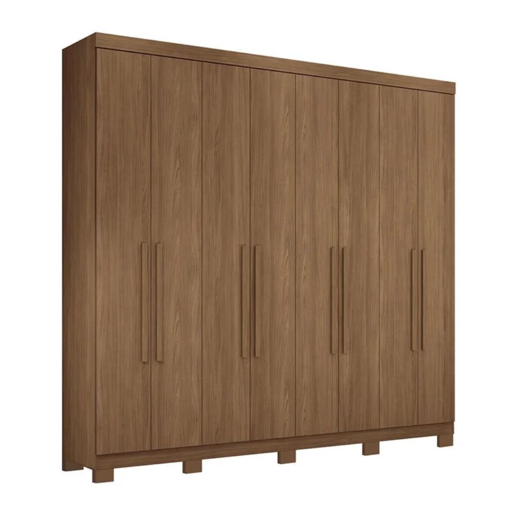 Guarda-Roupa Master New 8 Portas e 4 Gavetas Santos Andirá Jatobá