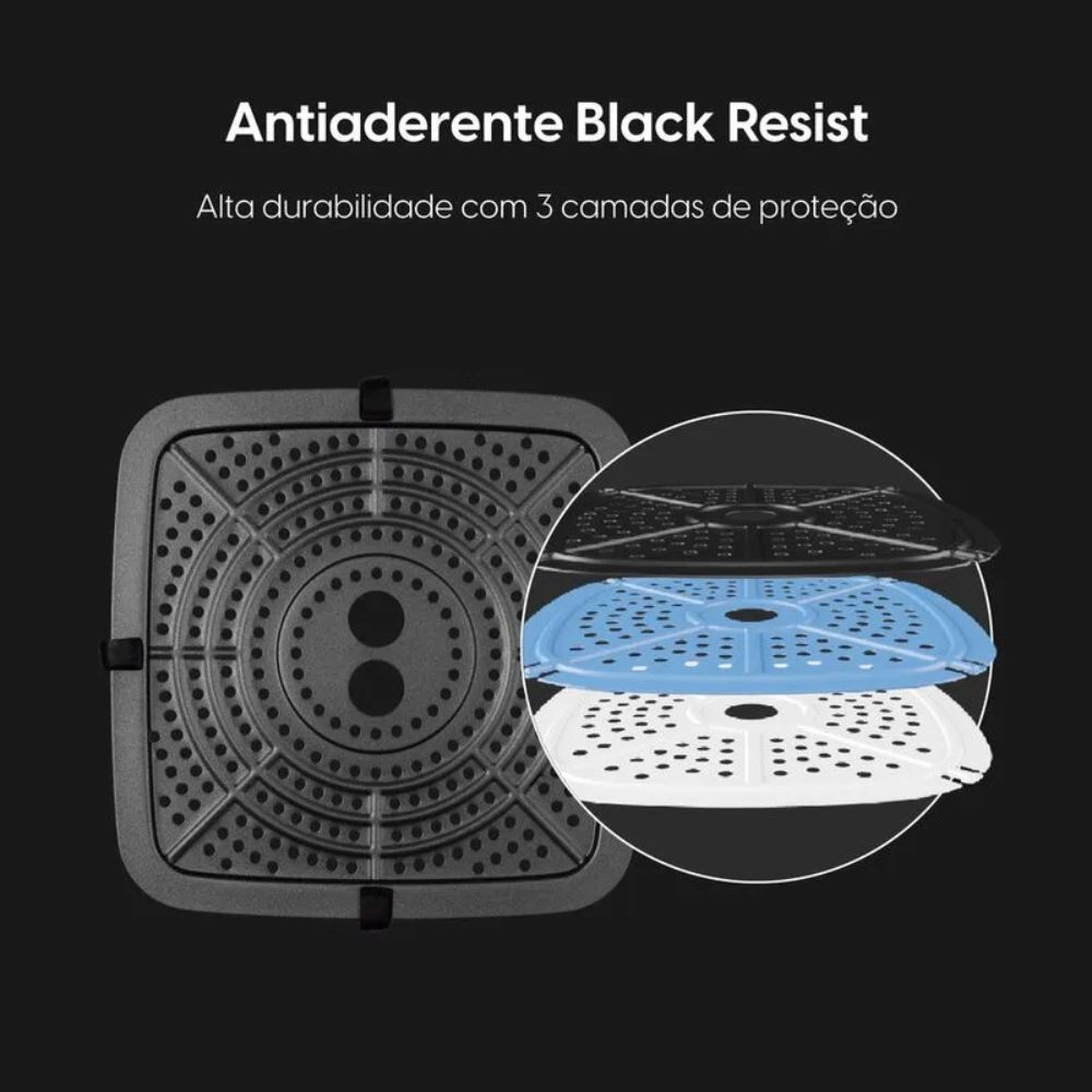 Fritadeira Airfryer Elgin Prática Fry Preto 220V