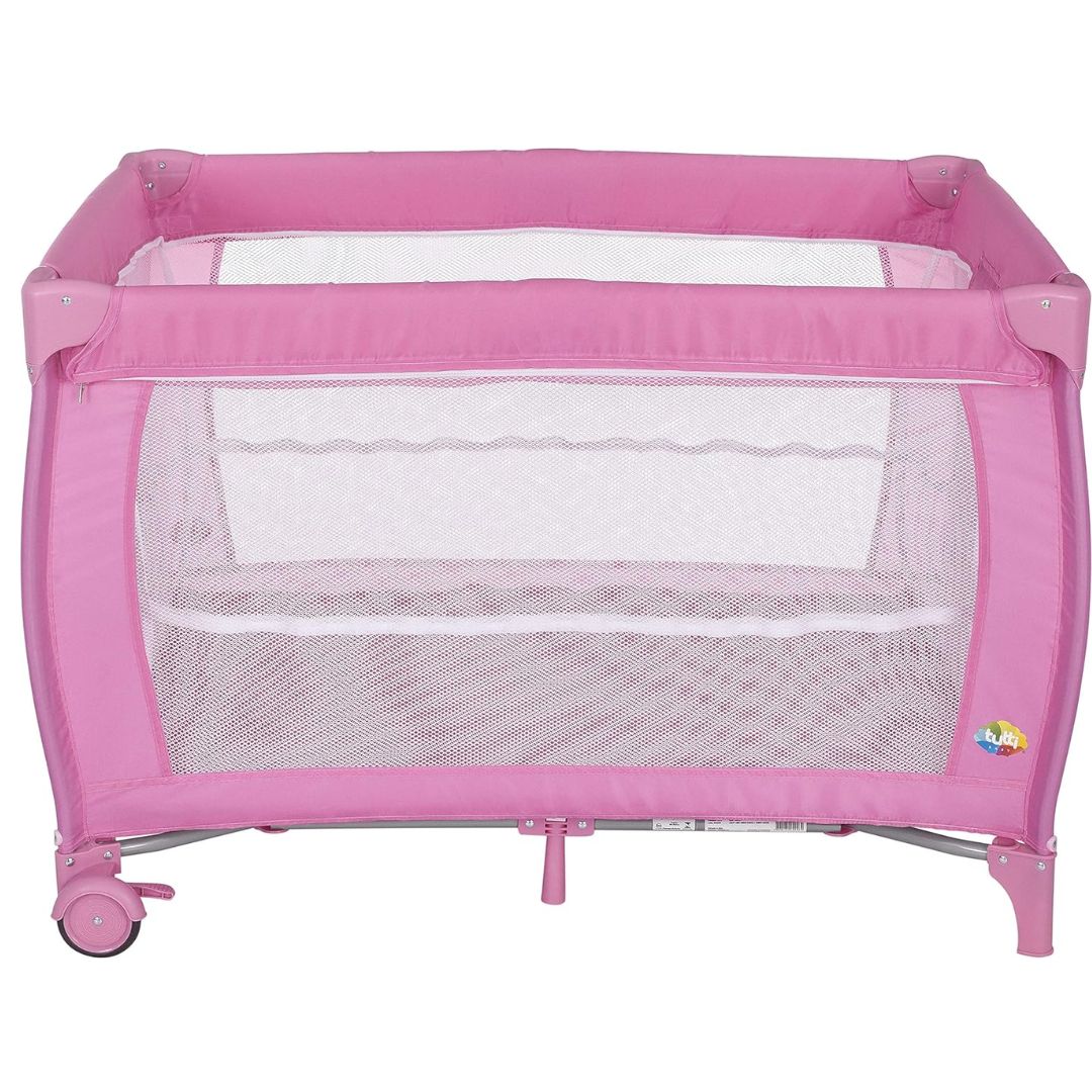 Berço Cercado Tutti Baby Rosa
