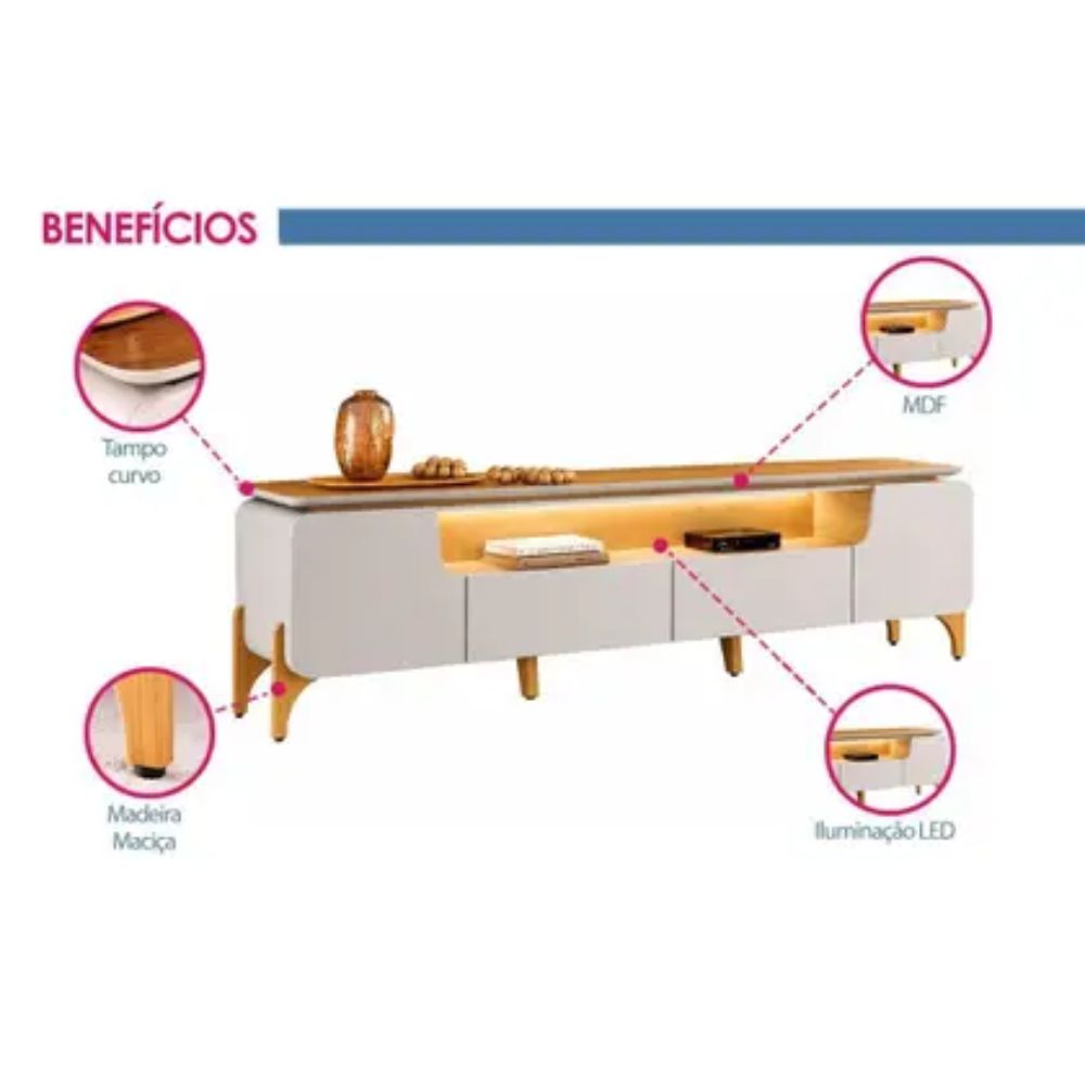 Bancada e Painel Alicia 2240 mm