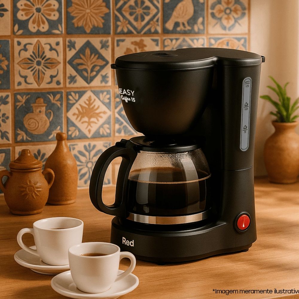 Cafeteira Red Easy Coffee CF100 15 Xícaras 220V