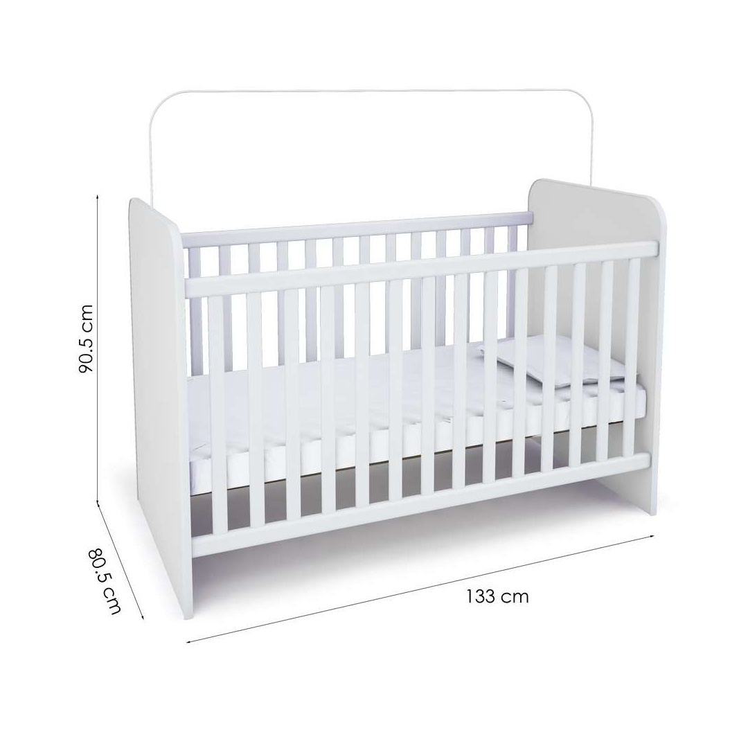 Berço Americano Inocência Batrol Branco 3017