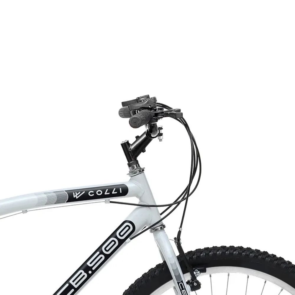 Bicicleta Colli CB500 Cazelle 18 Marchas Aro 26 Branco