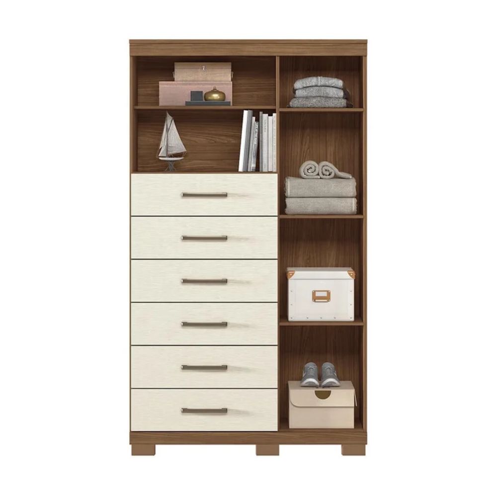 Multi-Cômoda Santos Andira Marabá 1.6 Jatobá/Areia
