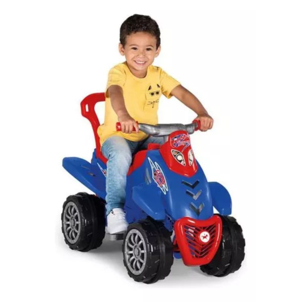 Quadriciclo Infantil Calesita Cross Legacy Azul