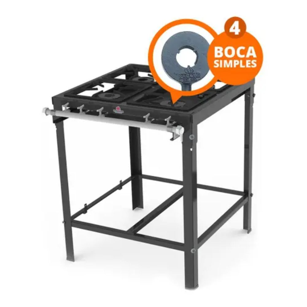 Fogao Progas PM-400F 4 Bocas Sem Forno