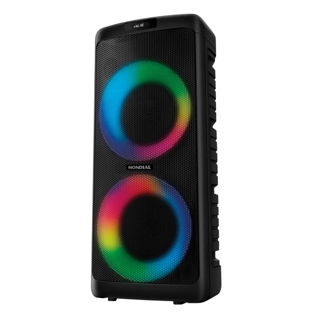 Caixa de Som Party Box PBX-600W RMS Bluetooth LED Mondial