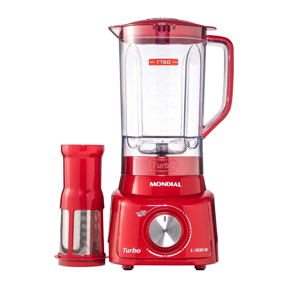 Liquidificador Turbo Full Mondial L-900 FR Vermelho