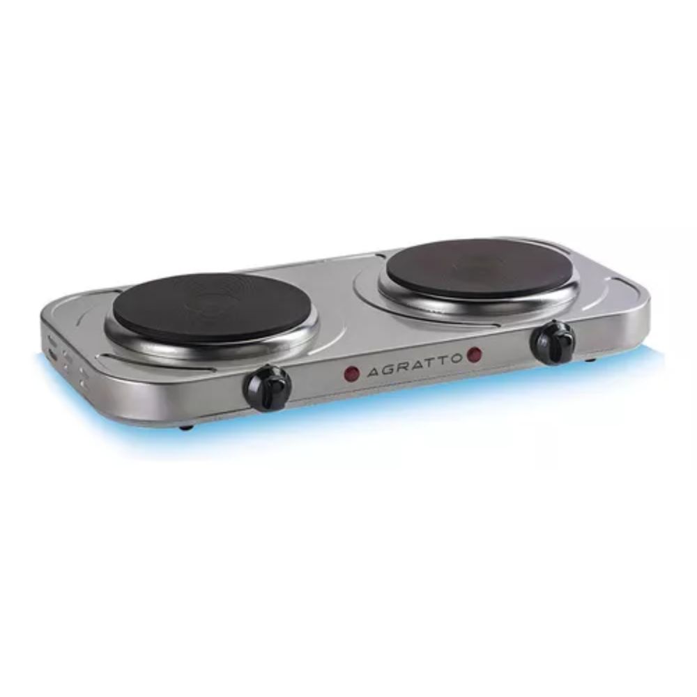 Fogão Elétrico de Mesa 2 Bocas 2000W Agratto FM-02 220V