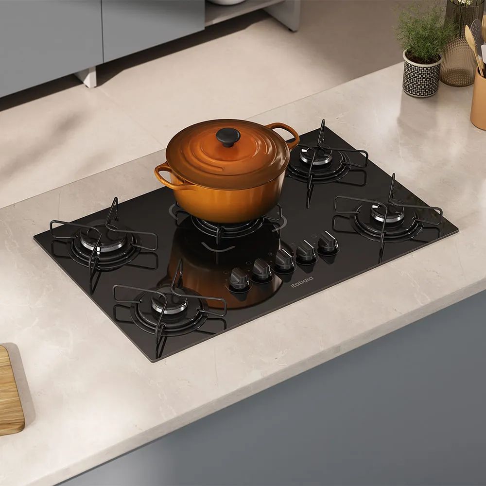 Cooktop Itatiaia Essencial 5 Bocas - Preto
