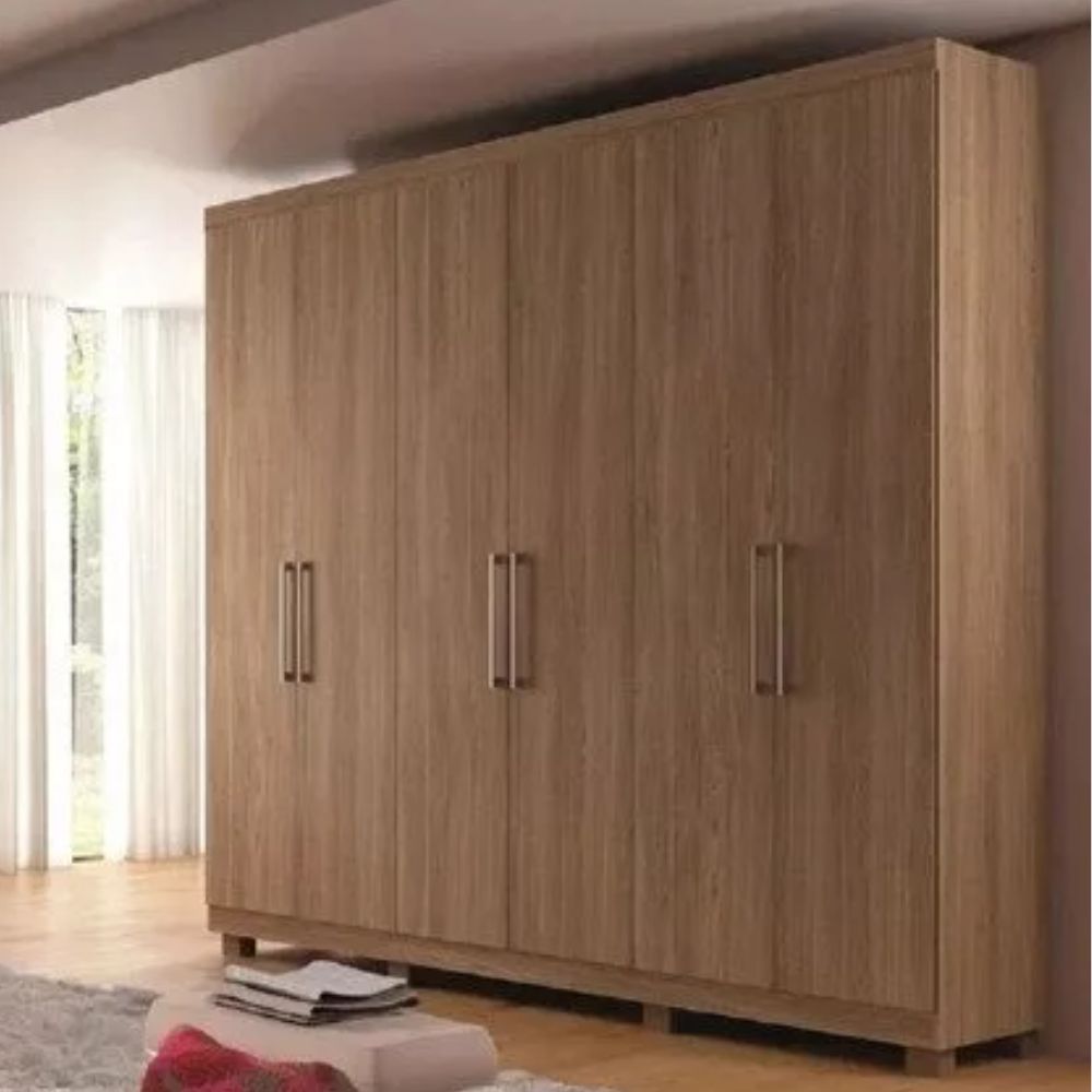 Guarda Roupa Rimo Paranoá 6 Portas Freijó