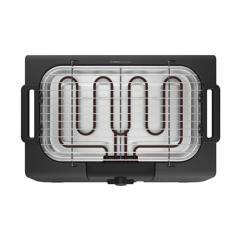 Churrasqueira Elétrica Portátil Cadence Grill GRL810 com Bandeja Coletora e Grelha