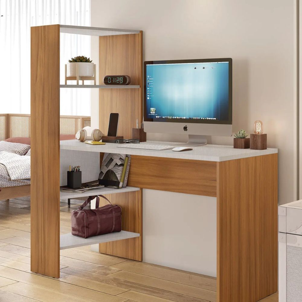 Mesa Notável Office Nt2105 Ref 275 Offw Tx/Freijó Trend