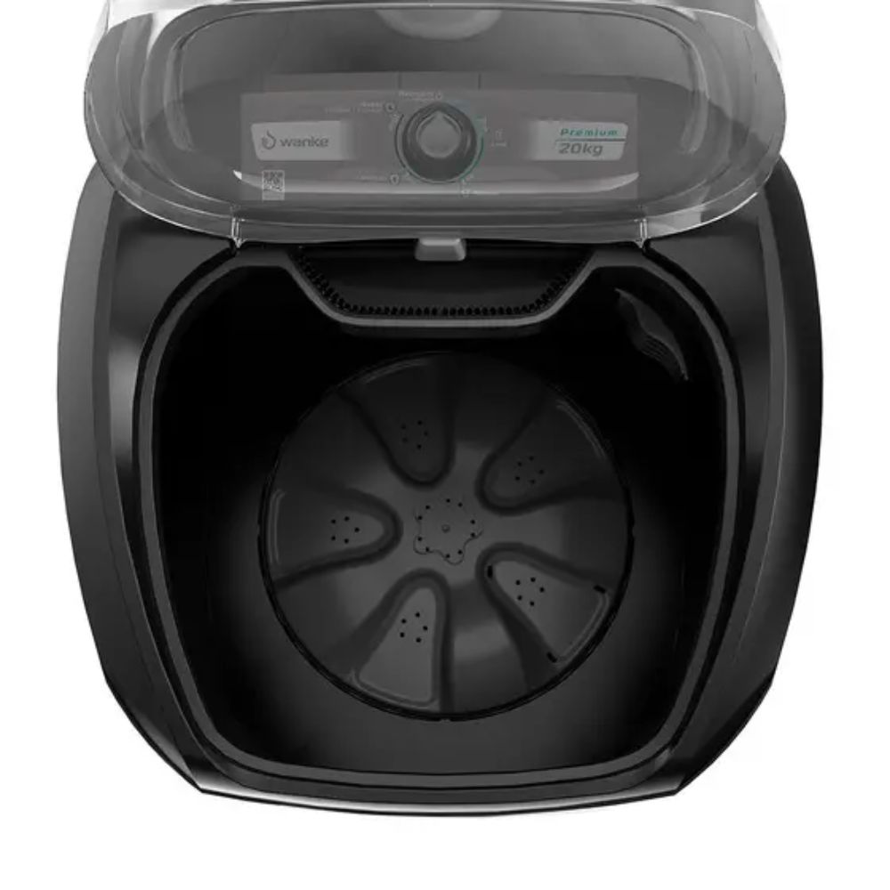 Lavadora Wanke Premium LWBE201T 20kg Preto