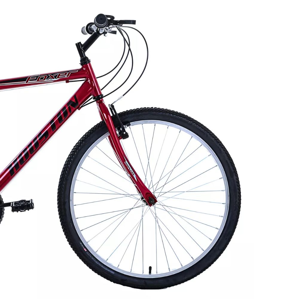 Bicicleta Houston Foxer Hammer Aro 26 Aço Carbono 21 Marchas Vermelha