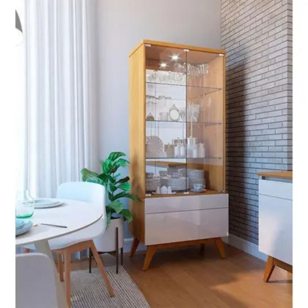 Cristaleira Classic Nature Off White - Imcal
