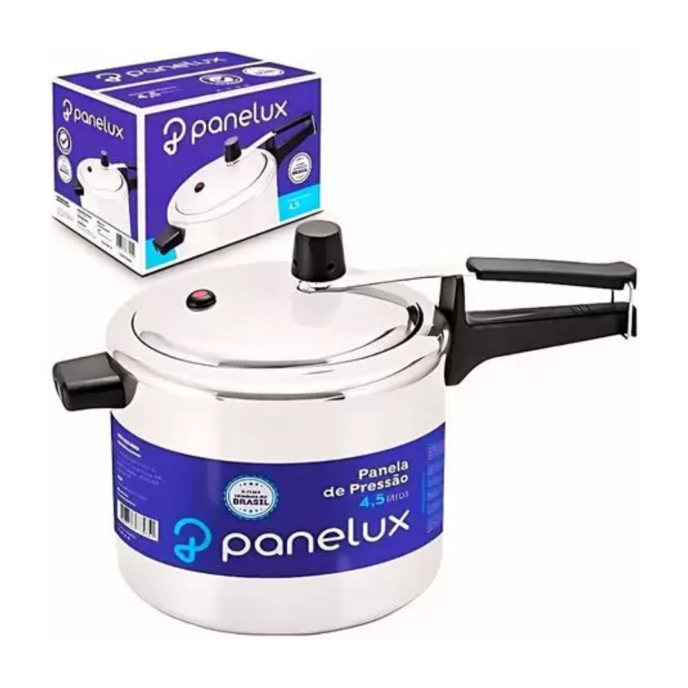 Panela de Pressão Panelux 4.5 Litros Polida