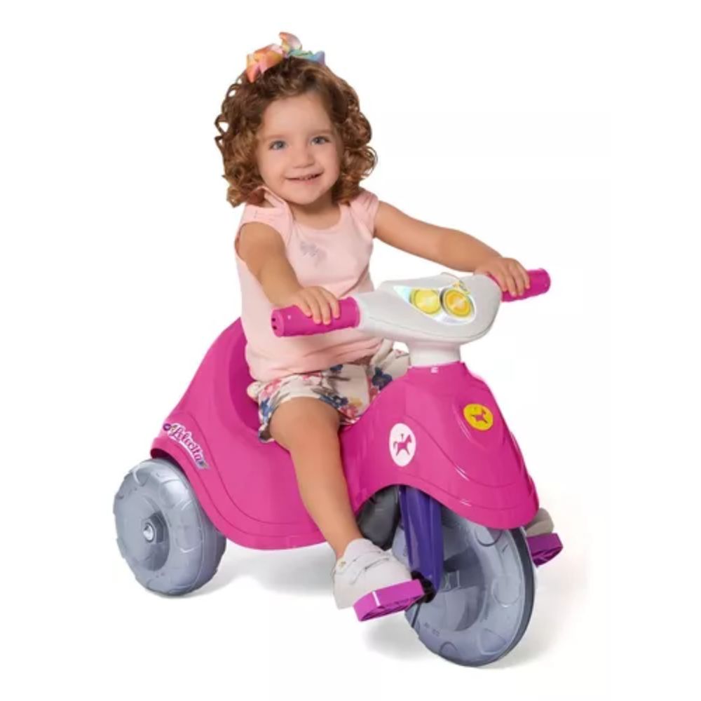 Triciclo Infantil Lelecita Calesita Rosa