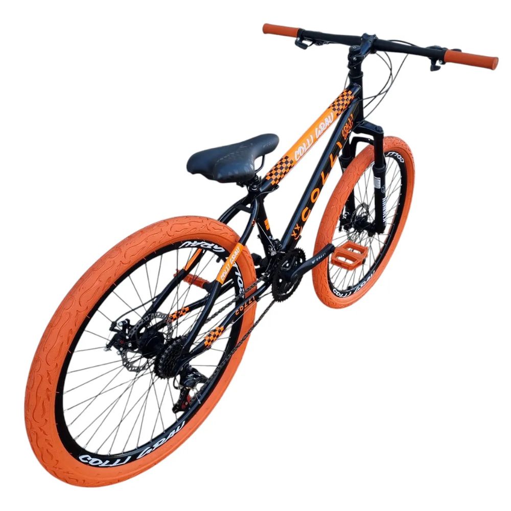 Bicicleta Colli Grau Aro 26 21M Preto Fosco