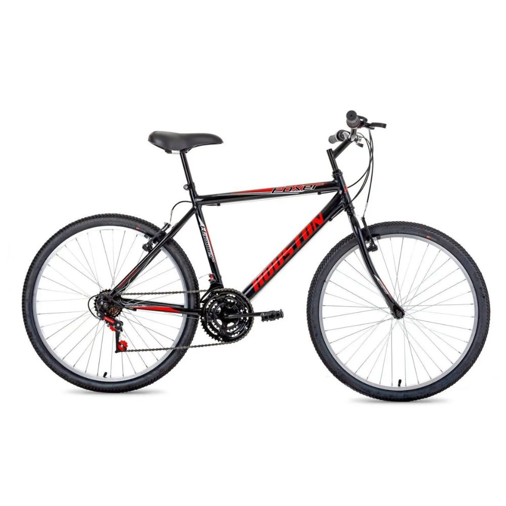 Bicicleta Houston Foxer Hammer Aro 26 Aço Carbono 21 Marchas Preto