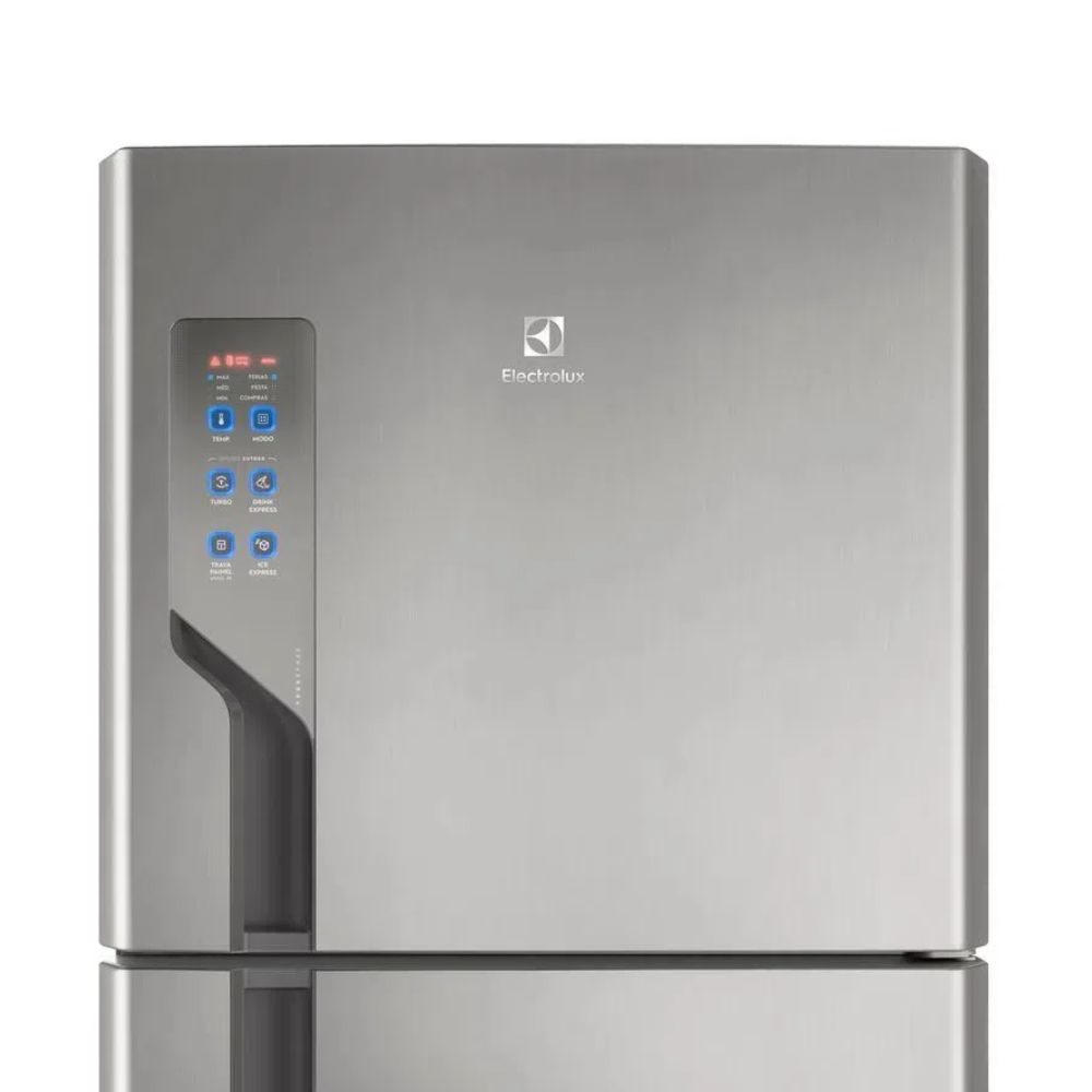Geladeira Electrolux TF55S Frost Free com Prateleira Reversível Platinum 431L inox