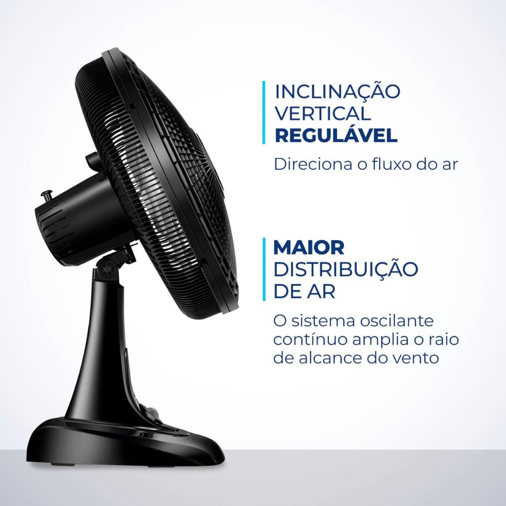 Ventilador Mondial 40cm Super Power VSP-40-B 6 Pas 40W