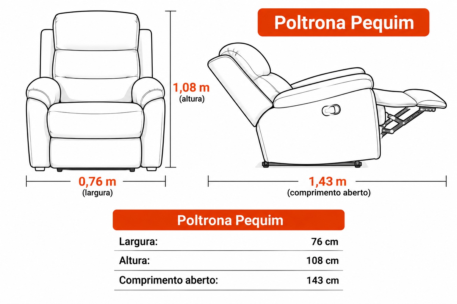 Poltrona do Papai Rover Pequim Tec 100