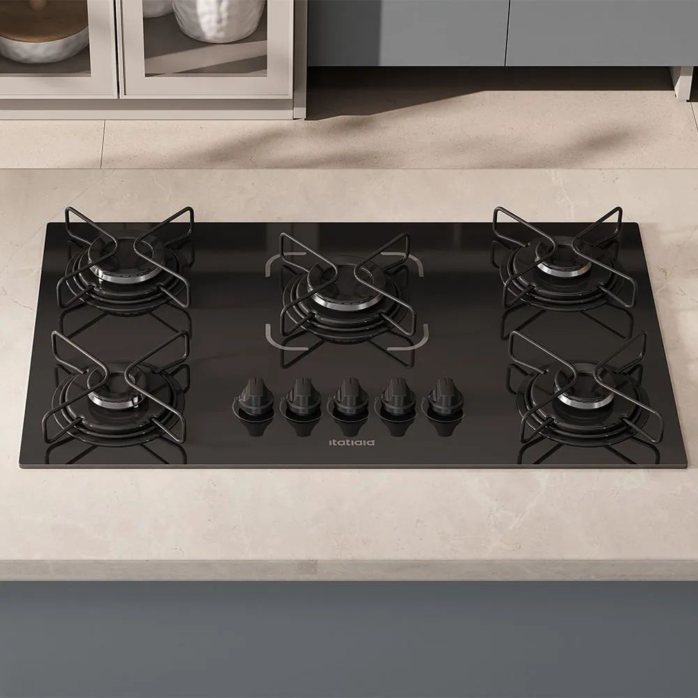 Cooktop Itatiaia Essencial 5 Bocas - Preto