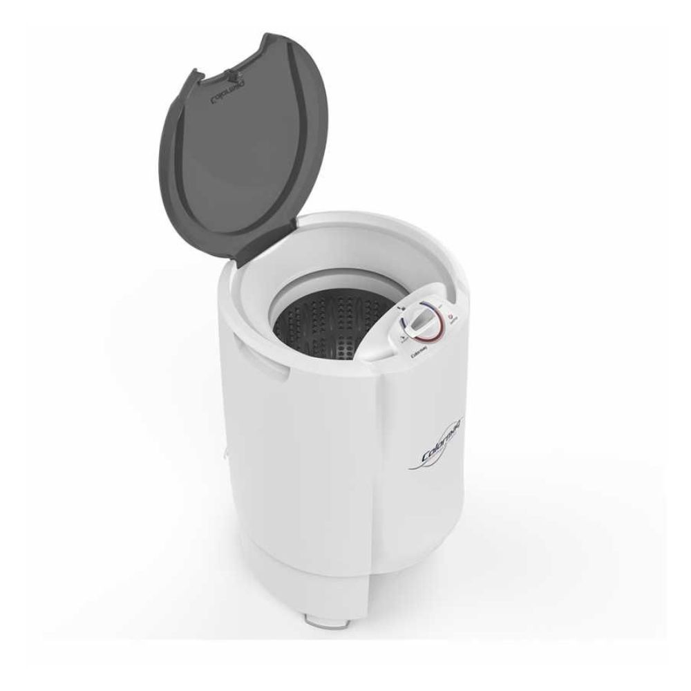 Centrífuga de Roupas Colormaq 12kg Cesto Inox Branca