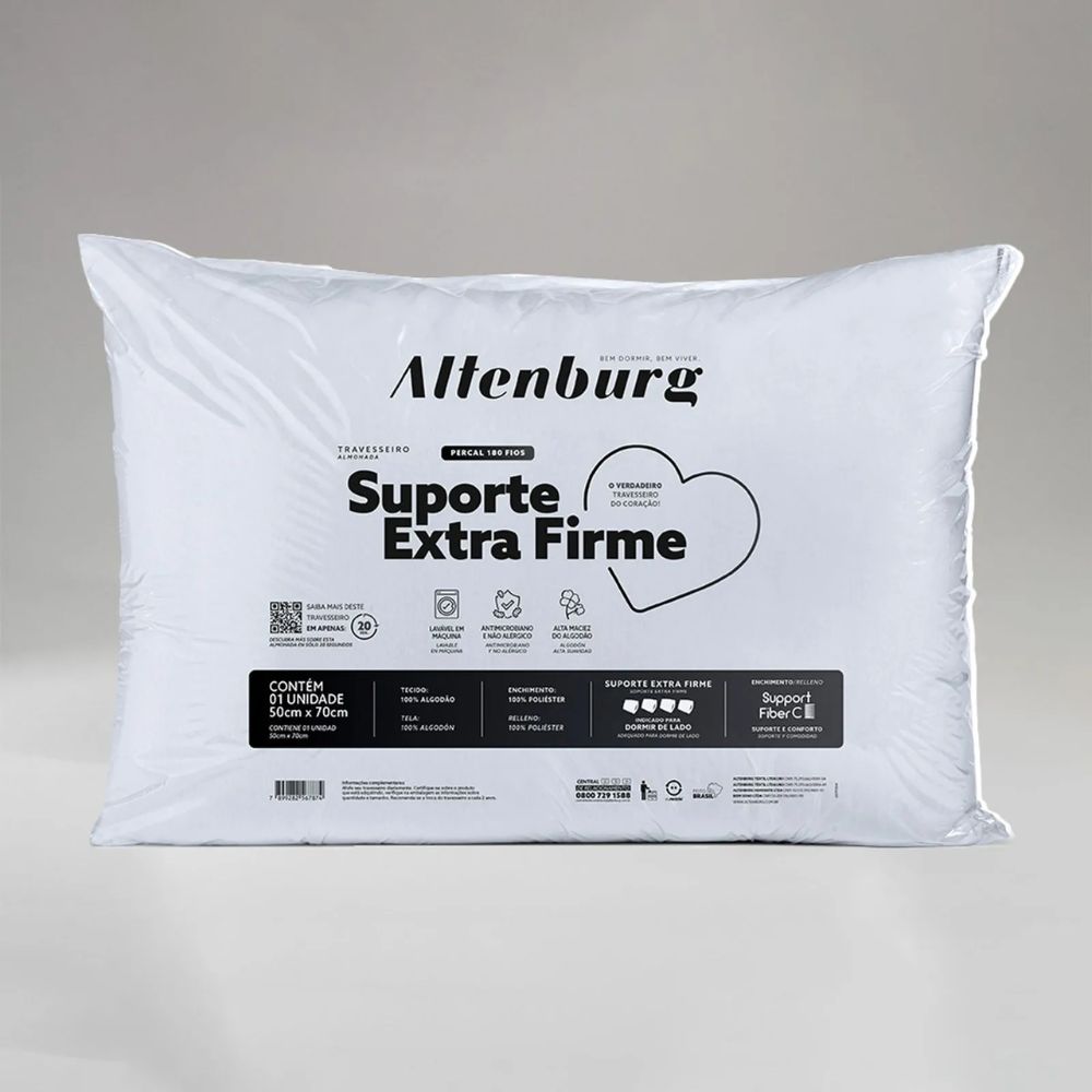 Travesseiro Altenburg Suporte Extra Firme 50x70cm