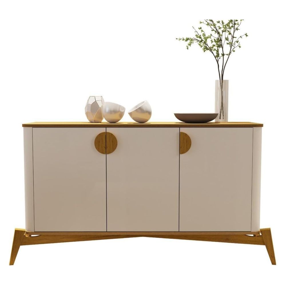 Buffet Bechara Buriti Off White/Nature