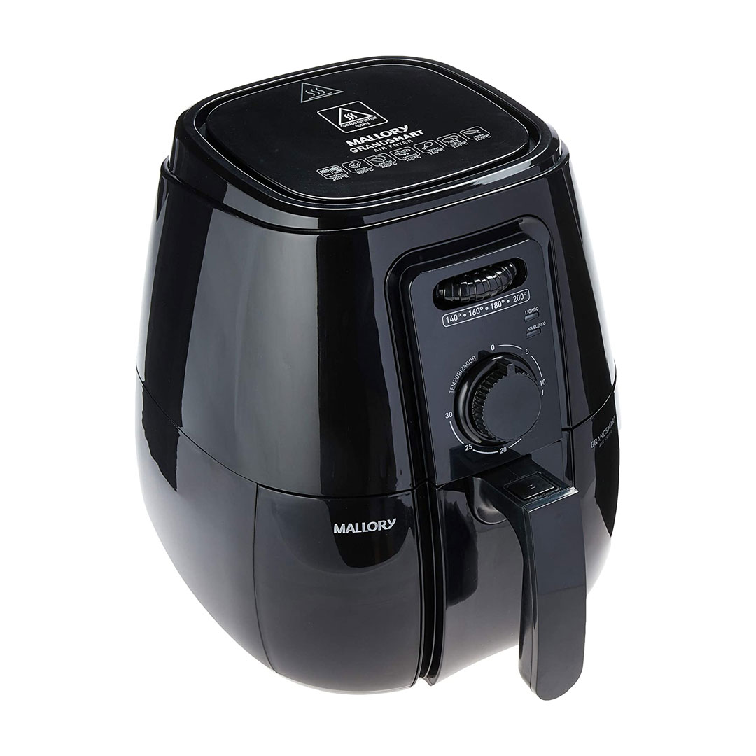 Fritadeira de Ar Grand Smart Mallory 4 Litros Preta 220v