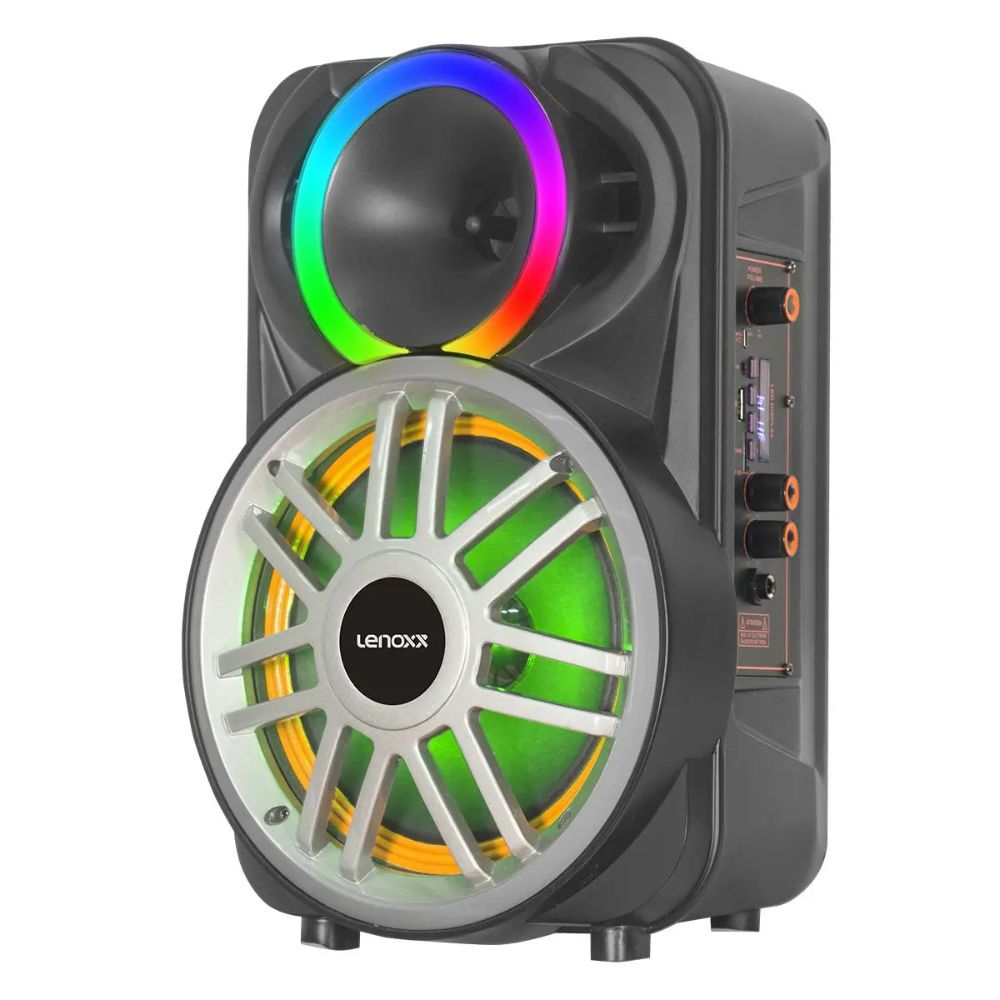 Caixa Amplificada Lenoxx LCA8 8 Polegadas 300W RMS