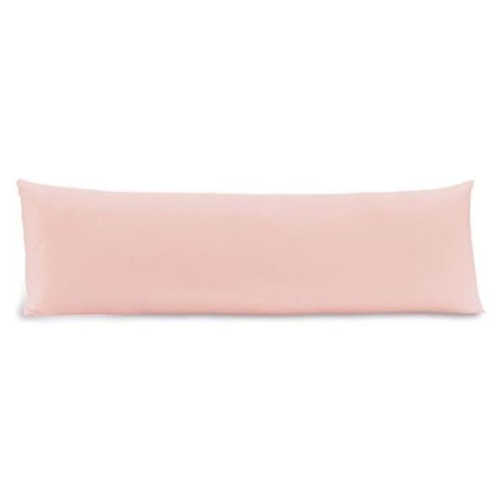 Fronha Body Pillow Toque Acetinado 40cm x 130cm Altenburg Rosa