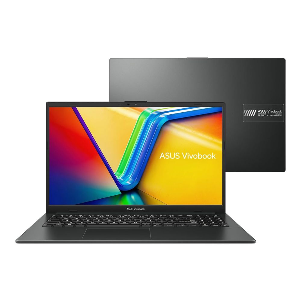 Notebook ASUS VivoBook Go 15, AMD RYZEN 5 7520U, 8GB, 256GB SSD, Tela 15,6" FHD, Mixed Black