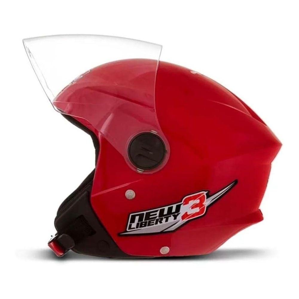 Capacete Moto Pro Tork New Liberty Three Vermelho 58