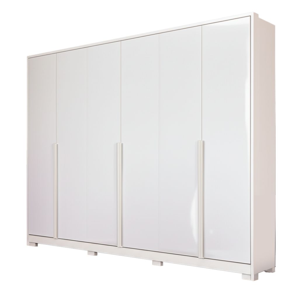 Guarda-Roupa Casal 6 Portas Rimo New Guarapari Branco