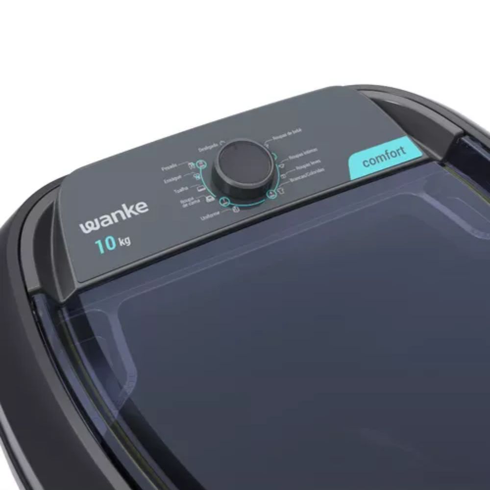 Lavadora Wanke Comfort LWBE100T 10kg Preto