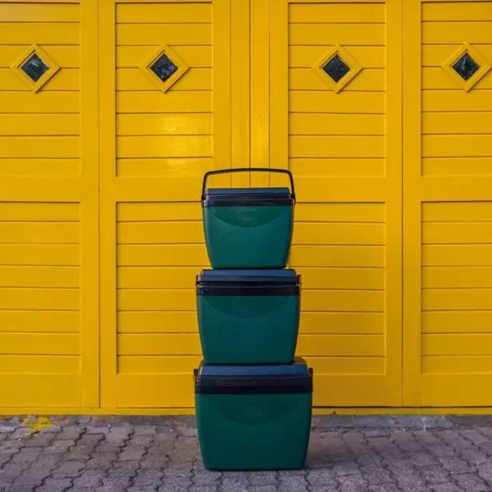 Caixa Térmica MOR 18L Verde com Preto