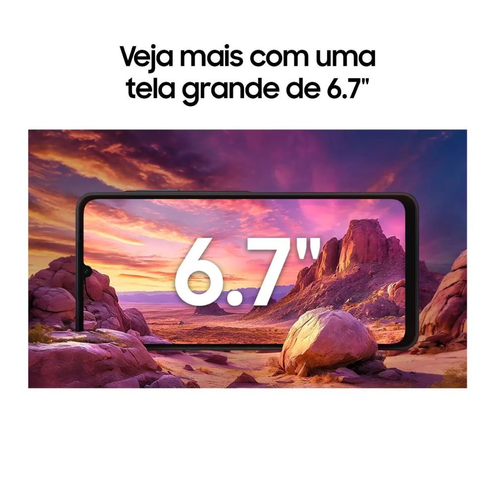 Smartphone Samsung Galaxy A06 128GB Azul Escuro