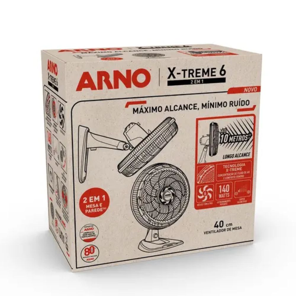 Ventilador Arno X-treme 6 40 Centímetros VE60