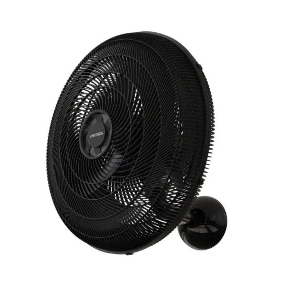 Ventilador Ventisol New de Parede 3 Pás 50cm 14062 Preto 220V