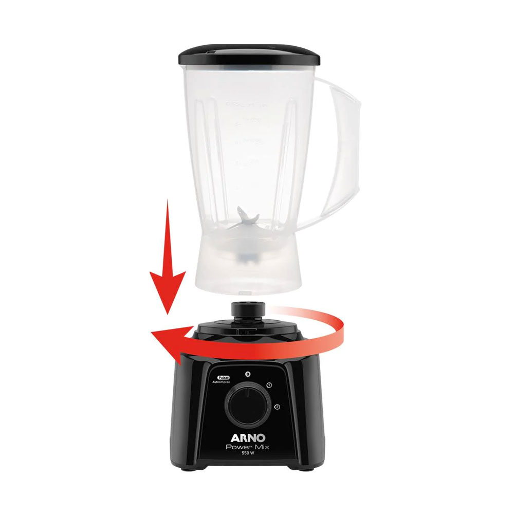 Liquidificador Arno Power Mix LQ10 Preto 220V