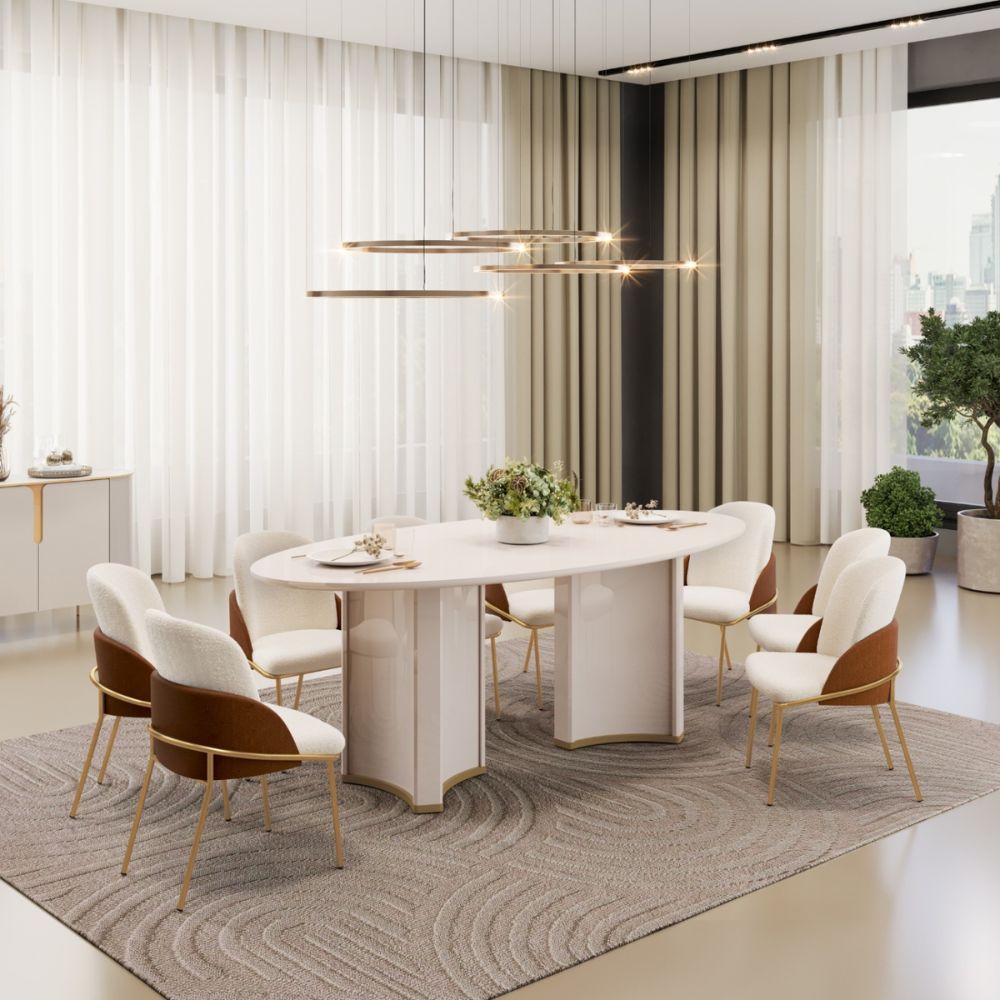 Mesa Liz 2180x1080 mm tampo orgânico