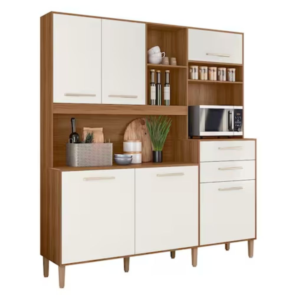 Kit Cozinha Nicioli Salsa 1.80 Ipe/Off White