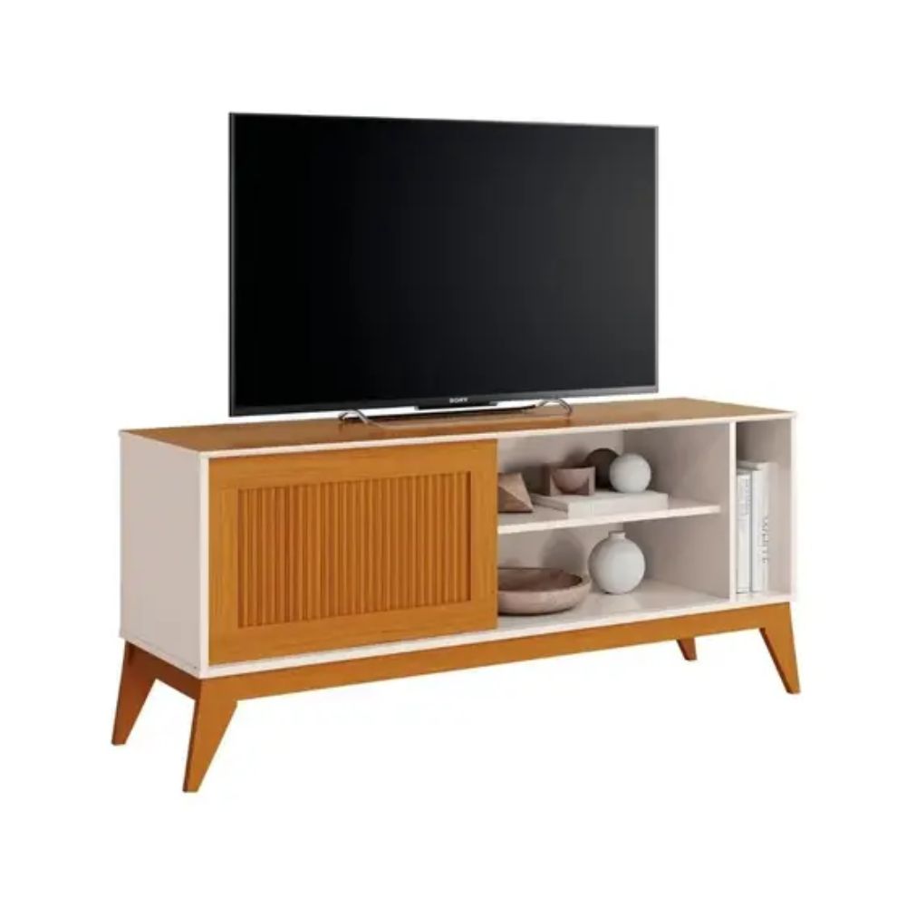 Rack EDN Aruba Off White/Cedro/Ripado 3D