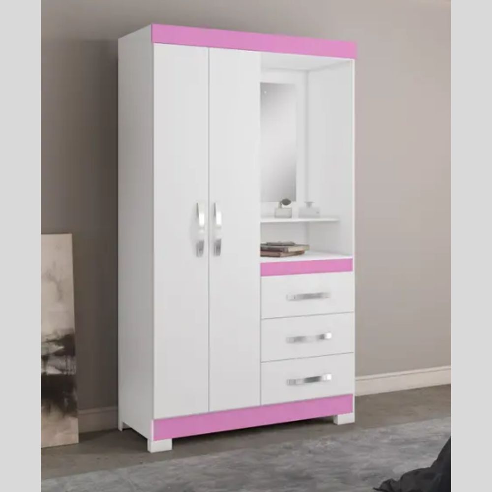 Guarda-Roupa Notável 2 Portas NT 5170 Rosa