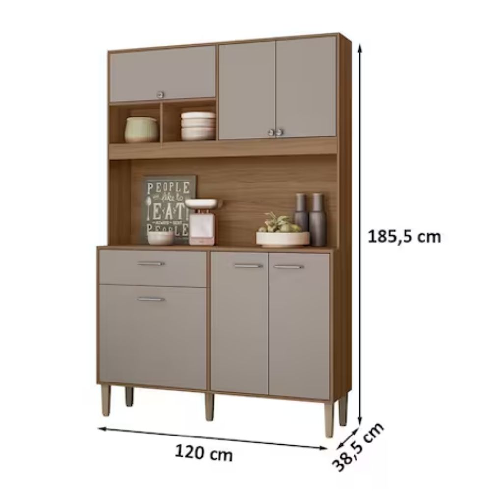 Kit Cozinha Nicioli Erva Doce 1,20 Ipe/Fendy