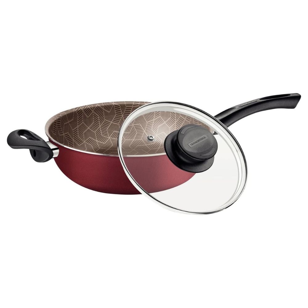 Fritadeira Tramontina Multiuso 24cm 2.8L Paris Vermelho 28518724